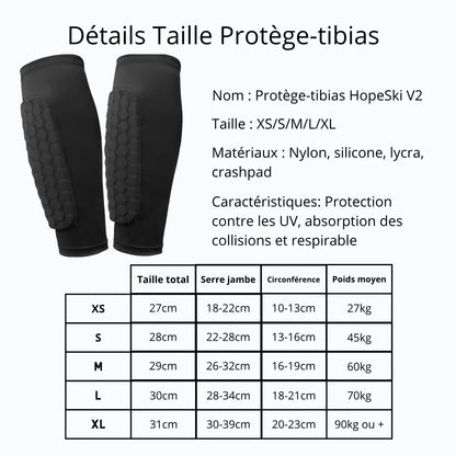 Protège-tibias HopeSki™ V2